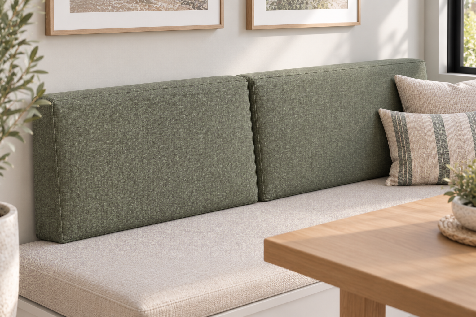Indoor Square Back Cushions