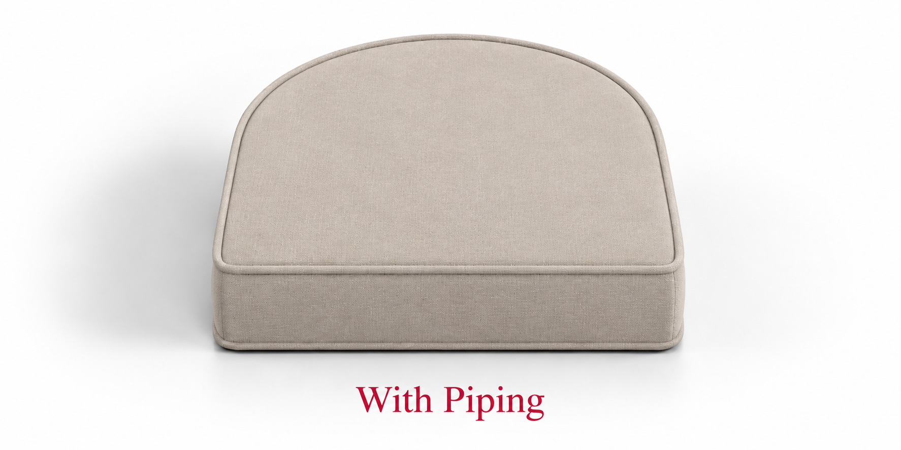 Indoor Round Back Seat Cushions