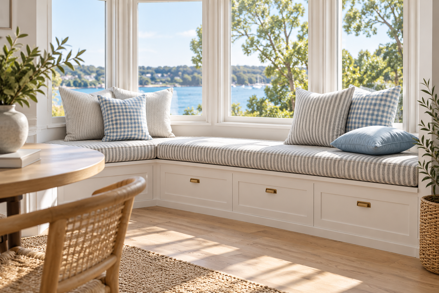 Indoor Rectangular Window Seat Cushions
