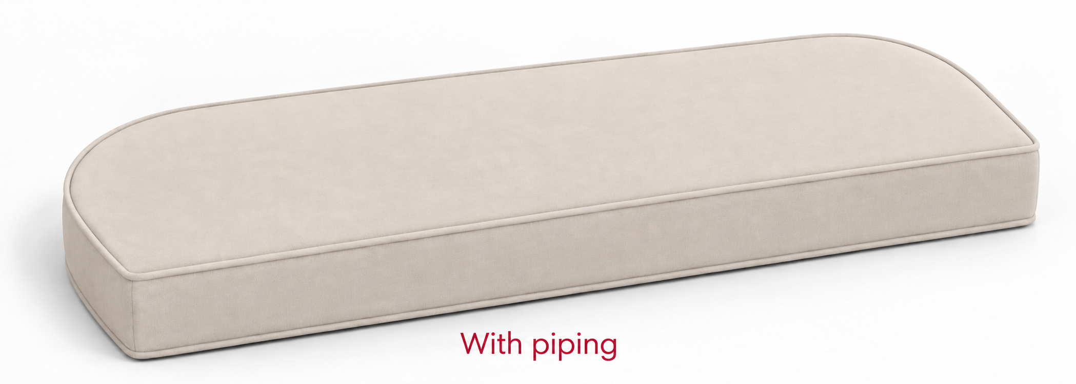 Indoor Round Back Bench Seat Cushions