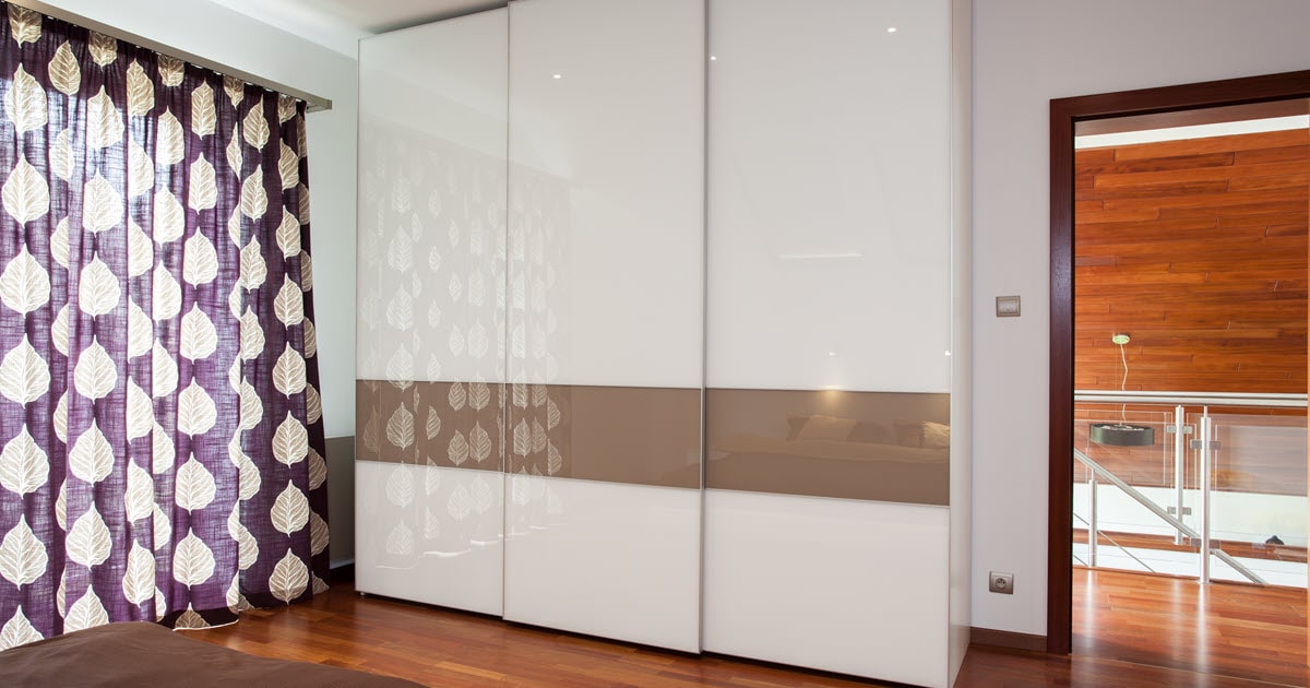 Modern wardrobes and closets for Airbnb guests.