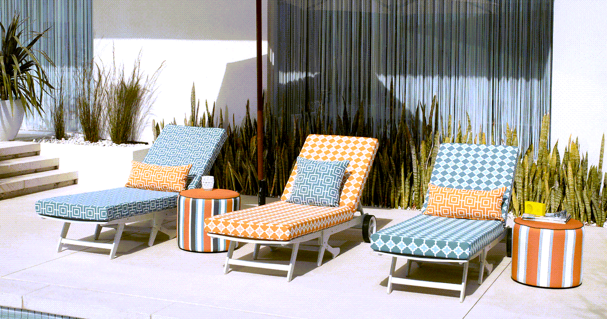 Creating unique outdoor sun lounge seats will improve the return on your Airbnb rental.