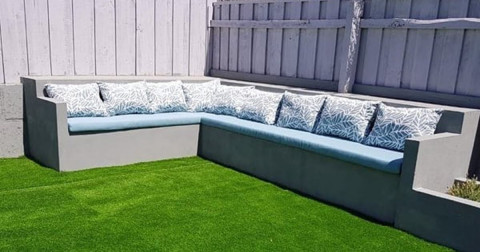 Creative customisation with lawn furniture cushions