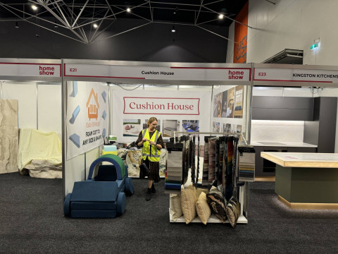 Custom made cushions Perth Home Show