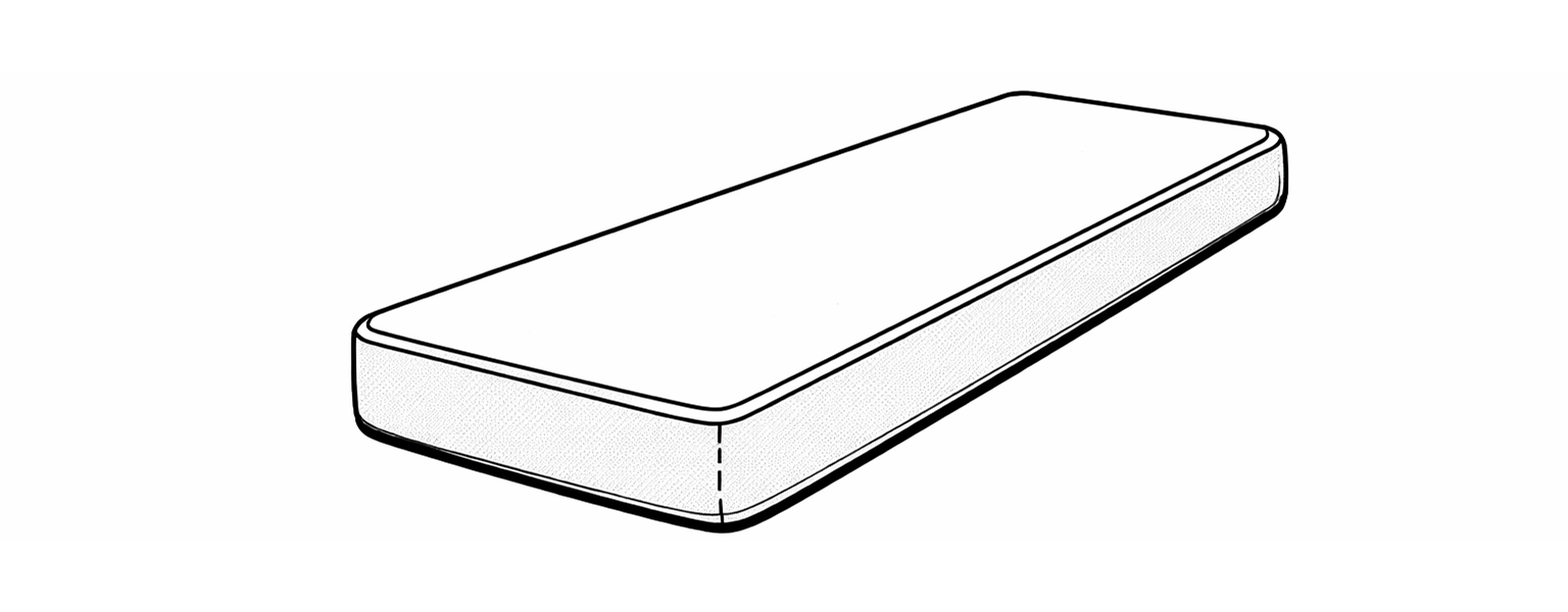 Same piping cushion edge